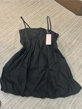 NWT Black Bubble Mini Dress